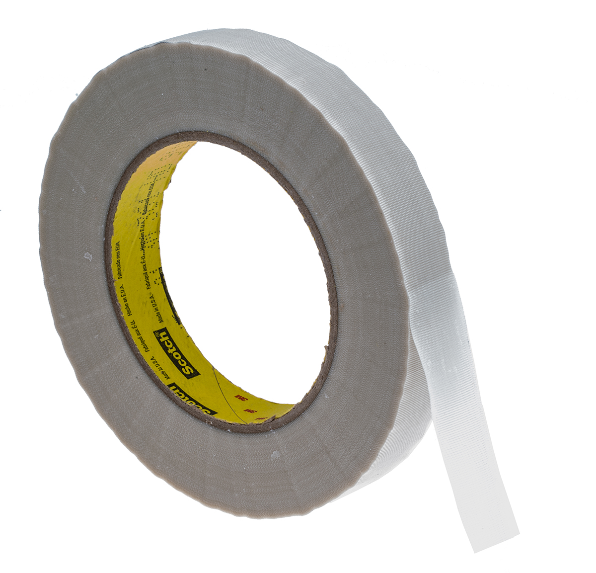 3M Scotch 361 361 Cloth Tape, 55m x 19mm, White, Glass Finish