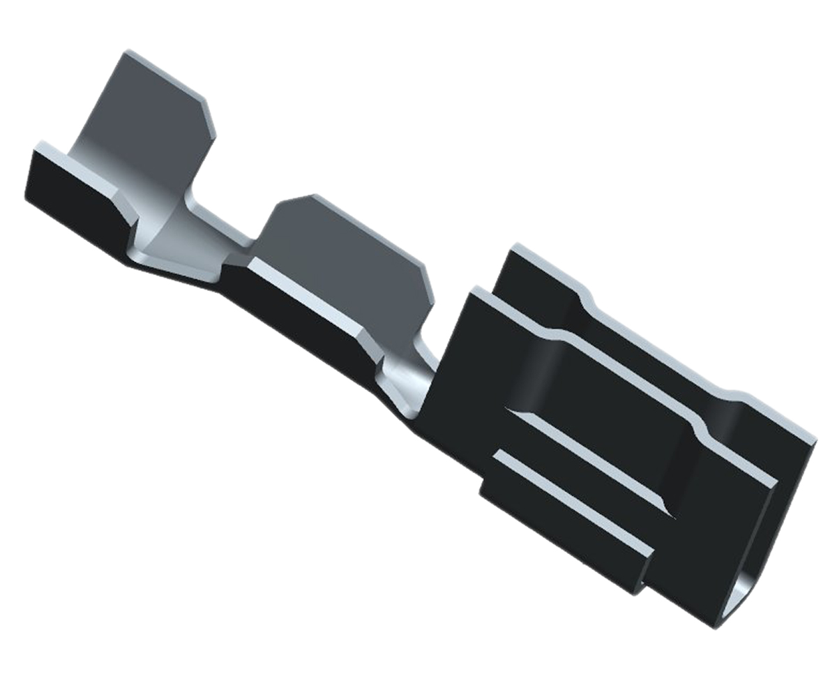 TE Connectivity CST-100 II Series Female Crimp Terminal, 26AWG Min, 22AWG Max