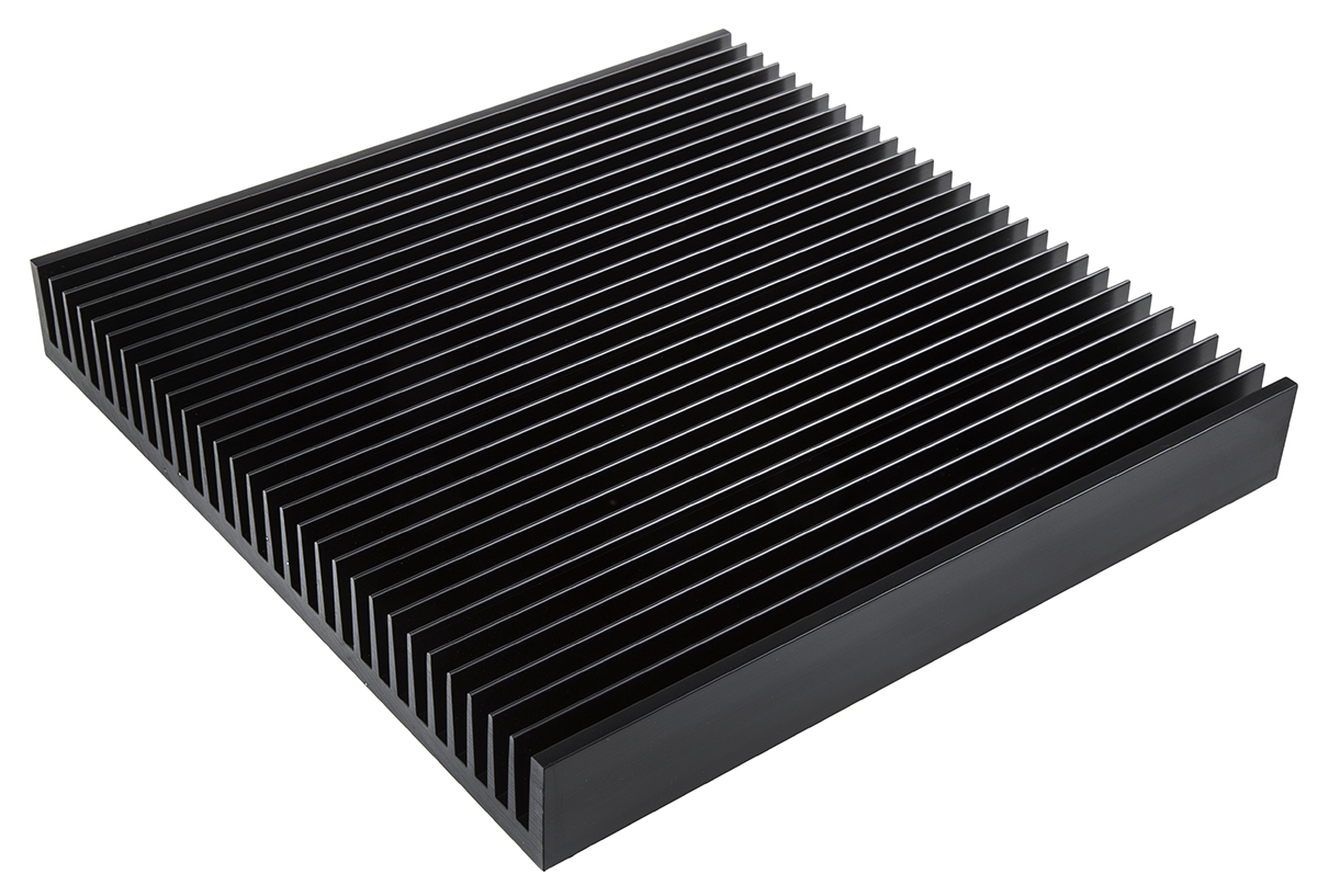 RS PRO Heatsink, Universal Square Alu, 0.29K/W, 300 x 300 x 40mm
