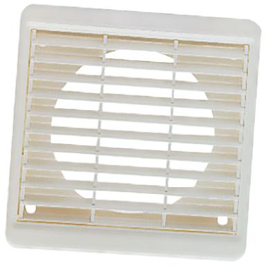 Vent-Axia White Plastic Vent Grille, Parallel Slat, 140 x 140mm