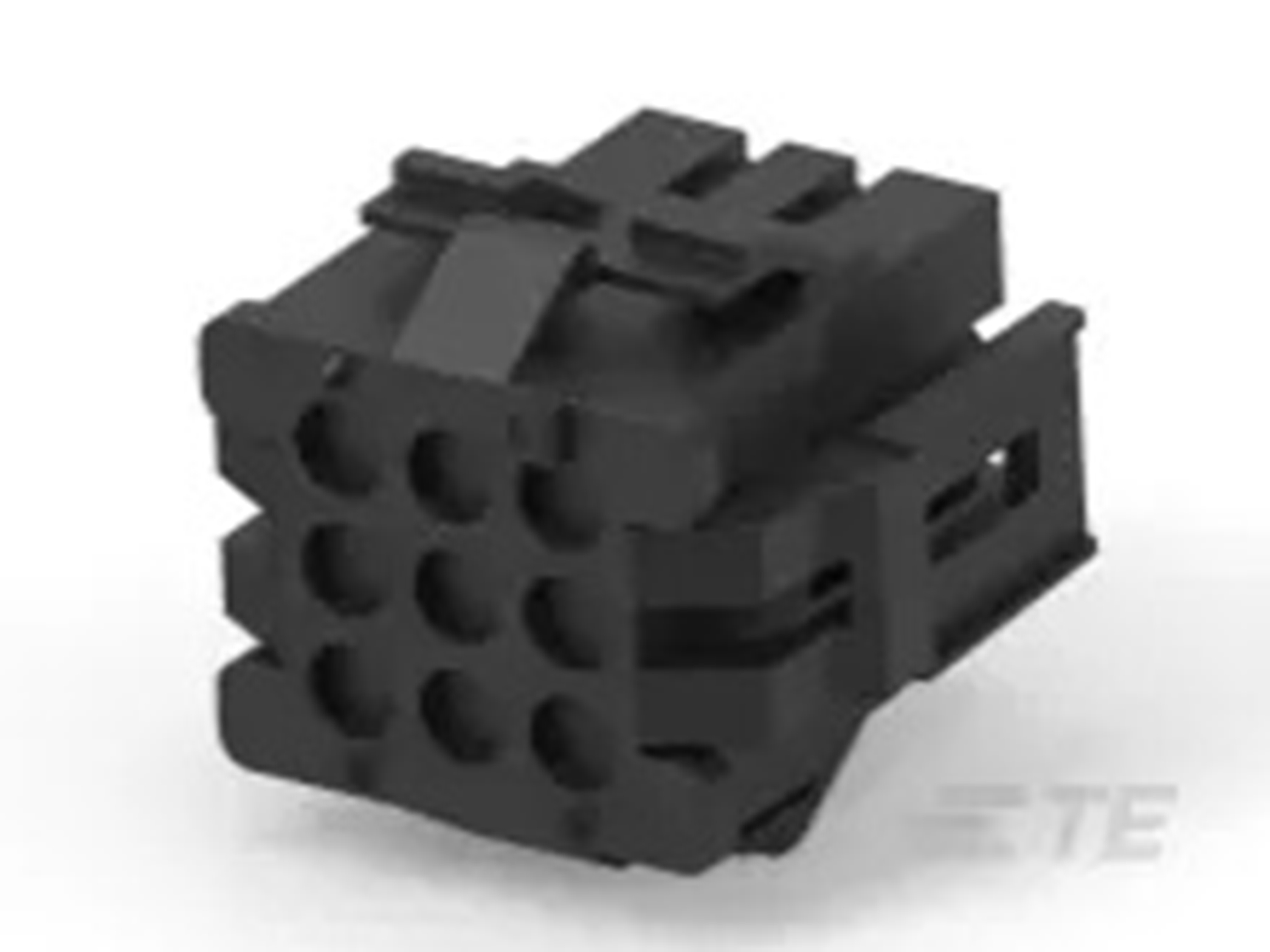 TE Connectivity, Miniature Rectangular II Male Connector Housing, 4.19mm Pitch, 9 Way, 3 Row