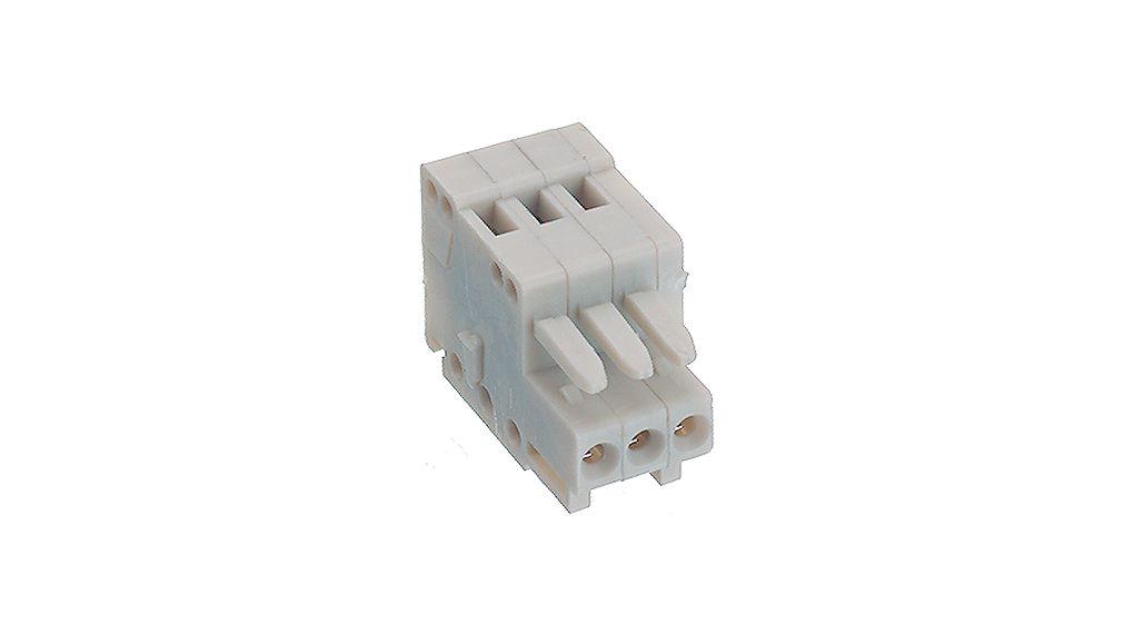 WAGO, 2.5mm Pitch, 733, 10 Way, , Pluggable Terminal Block, Feed Through Header, Cable Mount, Cage Clamp Termination,
