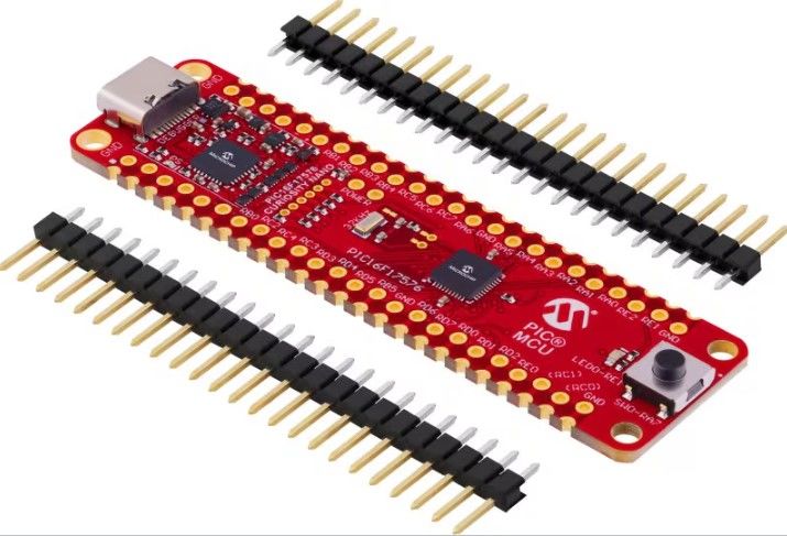 Microchip PIC16F17576 CURIOSITY NANO EVALUATION KIT Microcontroller Evaluation Kit EV14L29A