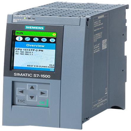 Siemens SIMATIC S7-1500T Series PLC CPU for Use with SIMATIC S7, 24 V Supply