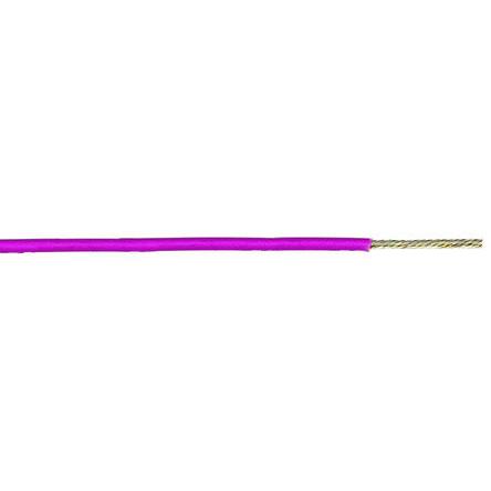Alpha Wire Hook-up Wire PVC Series Pink 0.52 mm² Hook Up Wire, 20 AWG, 10/0.25 mm, 305m, PVC Insulation, 3053 PK001