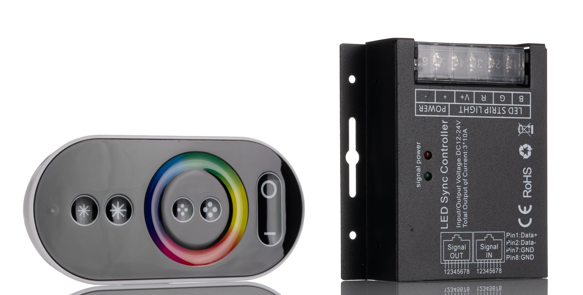RS PRO Lighting Controller LED Controller, Infrared, Wall Mount, 12 → 24 V dc