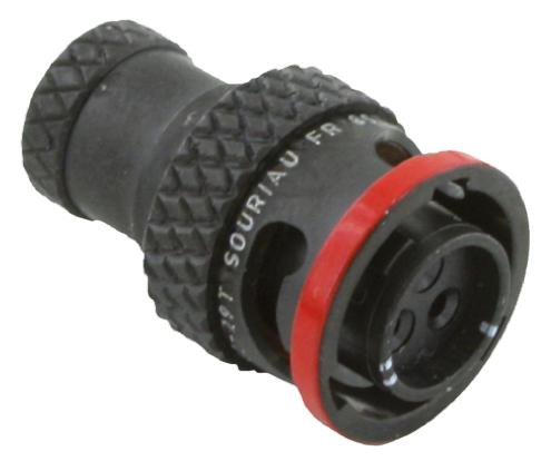 Souriau Sunbank by Eaton Circular Connector, 3 Contacts, Cable, Standard Connector, Plug, Female, IP67, 8STA Series