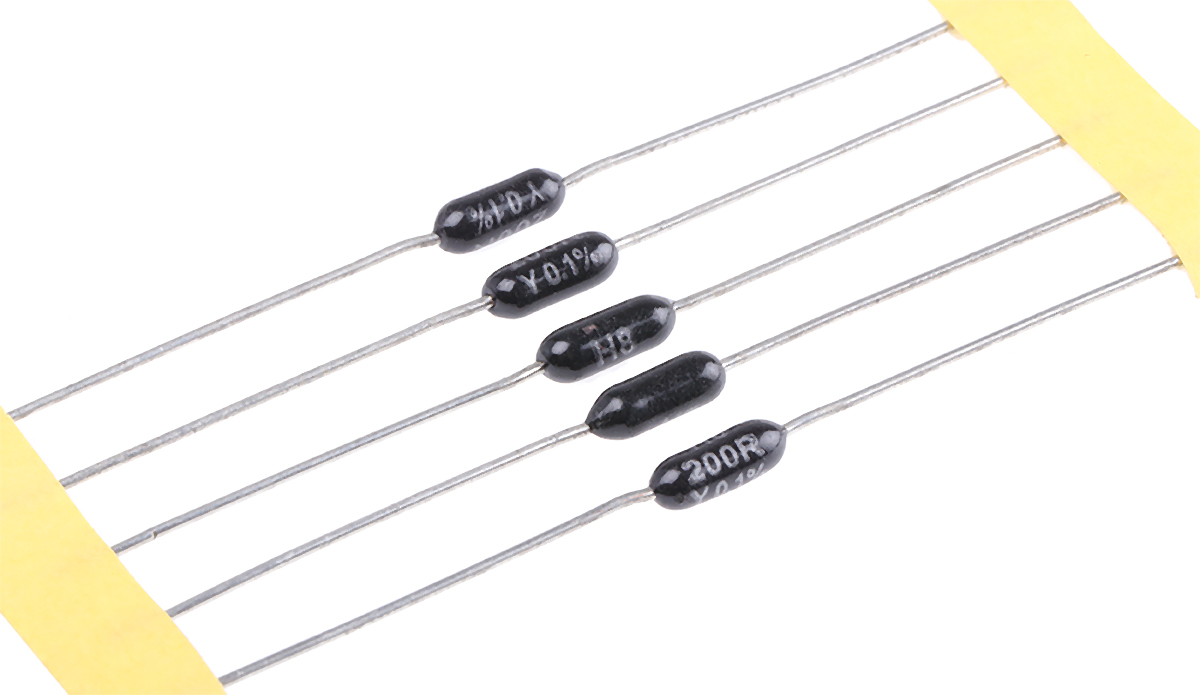 TE Connectivity 200Ω Metal Film Resistor 0.25W ±0.1% H8200RBYA