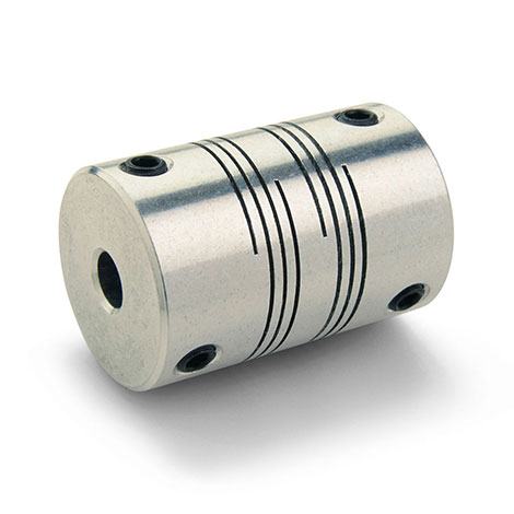 Ruland Beam Coupling, 25.4mm Outside Diameter, 10 mm, 12 mm Bore, 38.1mm Length Flexible Beam Coupling