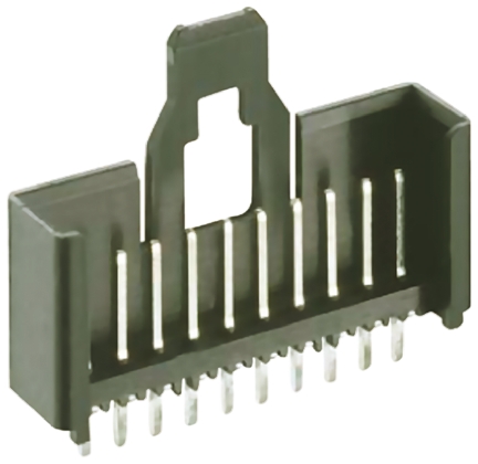 Lumberg Minimodul Series Straight Through Hole PCB Header, 8 Contact(s), 2.5 mm Pitch, 1 Row, Shrouded