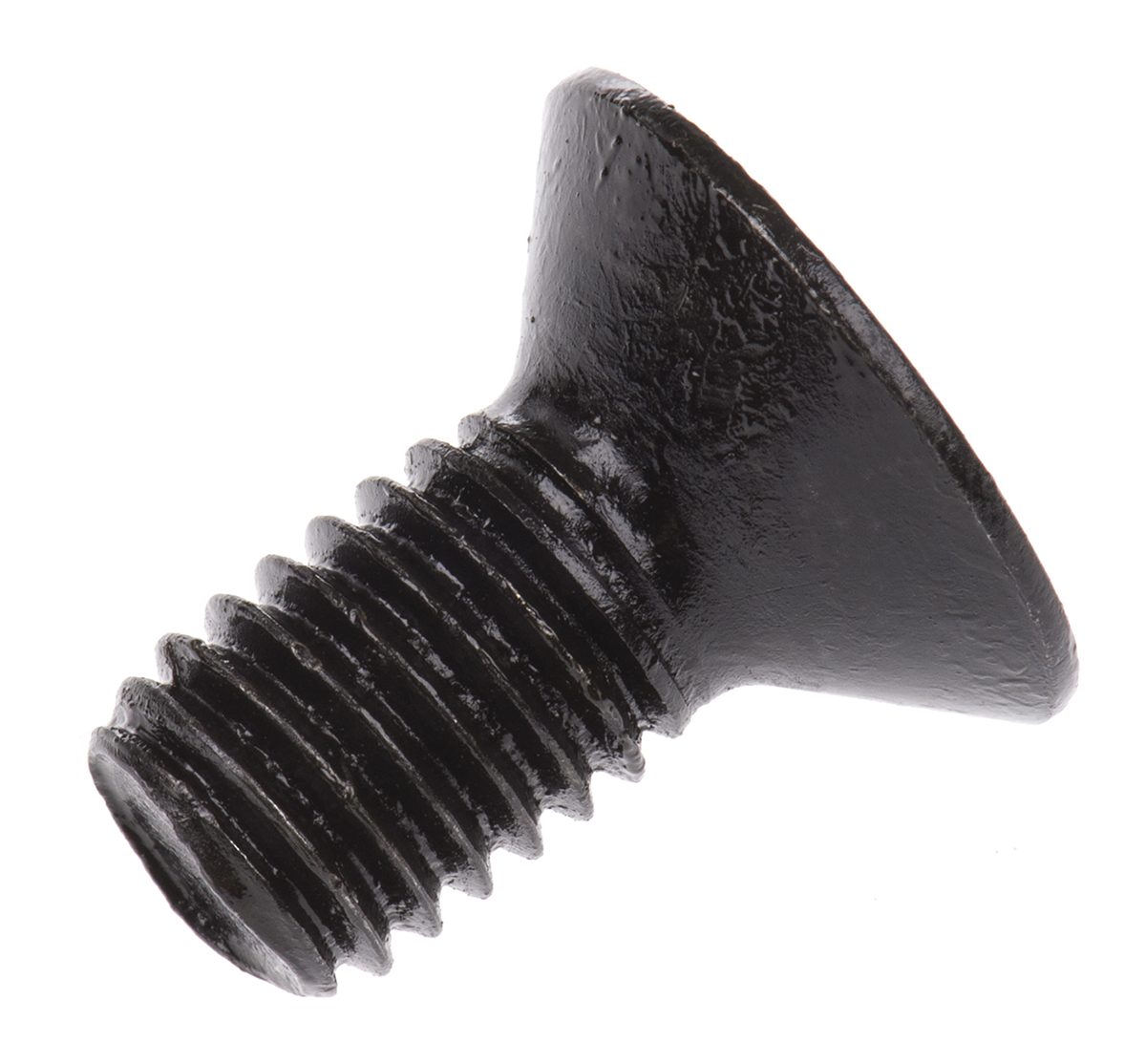 RS PRO Black, Self-Colour Steel Hex Socket Countersunk Screw, DIN 7991, M8 x 16mm