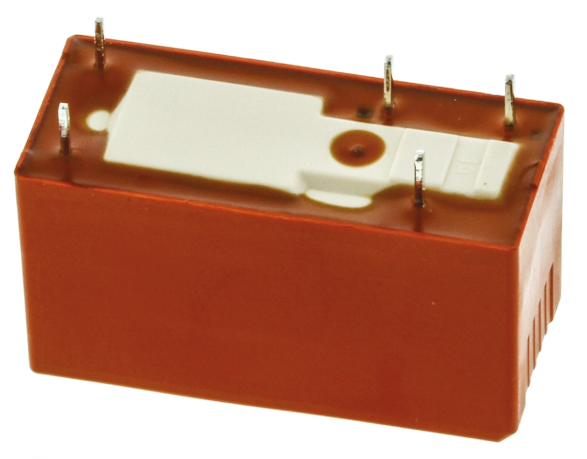 TE Connectivity PCB Mount Power Relay, 24V dc Coil, 12A Switching Current, SPDT