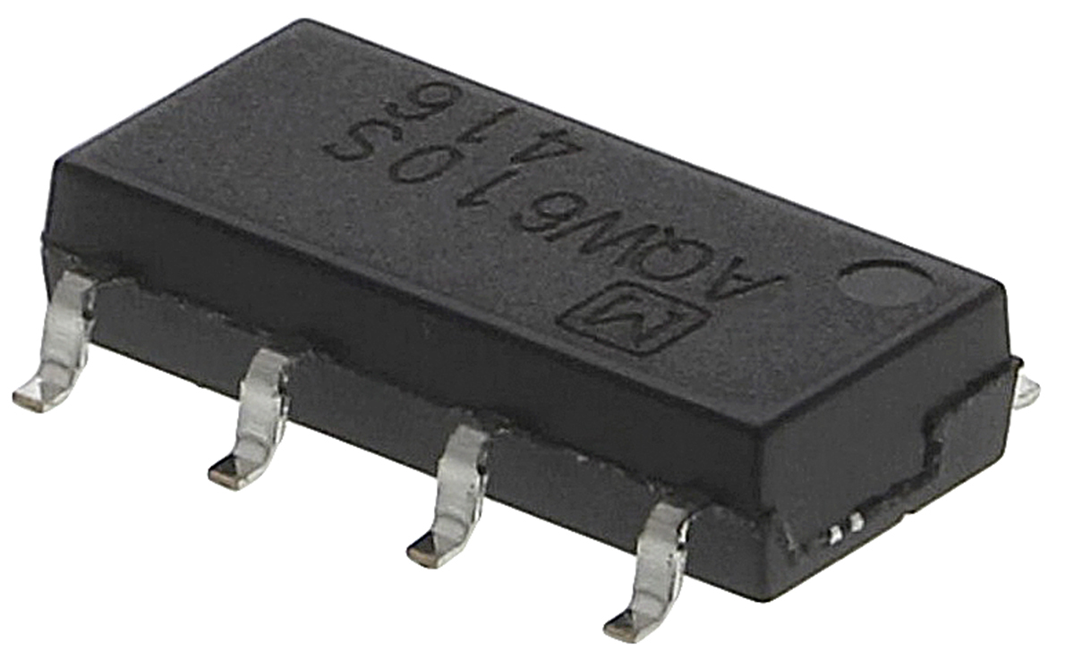 Panasonic Solid State Relay, 0.1 A Load, PCB Mount, 350 V Load, 5 V dc Control