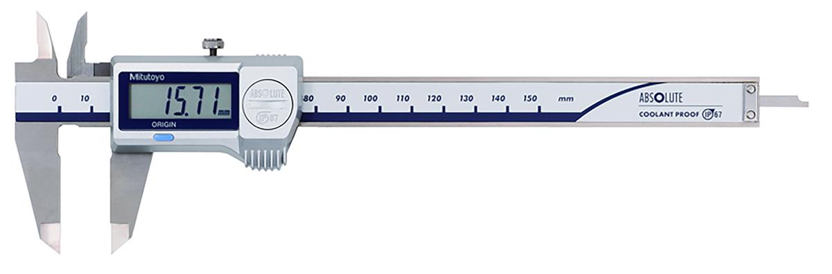 Mitutoyo 150mm Digital Caliper 0.01 mm Resolution, Metric With UKAS Calibration