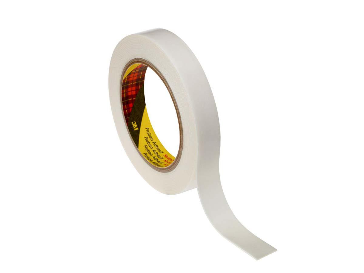 3M 9536 White Foam Tape, 19.0mm x 66.0m, 1.10mm Thick