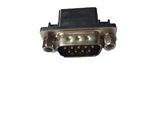 RS PRO 9 Way Right Angle Panel Mount D-sub Connector Plug, 2.77mm Pitch, with Screw