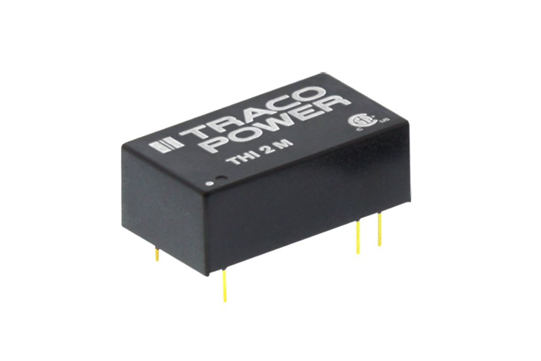 TRACOPOWER THI 2M DC-DC Converter, 5V dc/ 400mA Output, 21.6 → 26.4 V dc Input, 2W, Through Hole, +71°C Max Temp