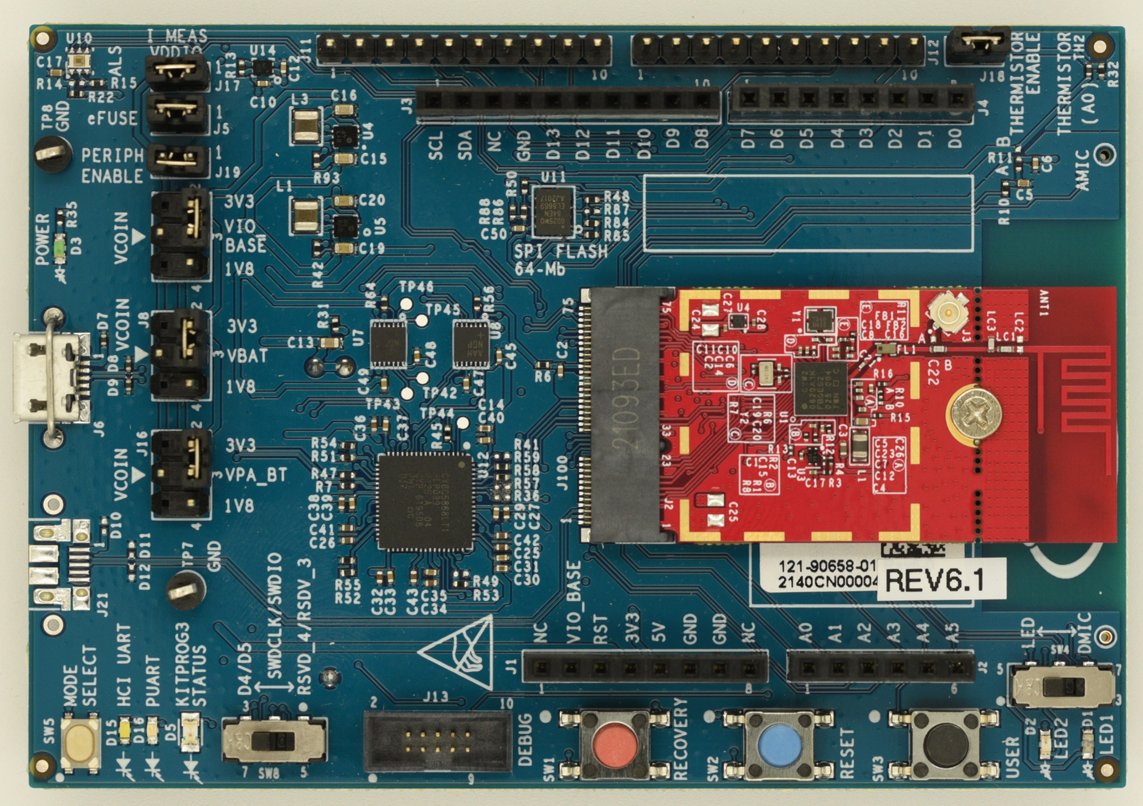 Infineon CYW20820 Light Sensor Evaluation Kit Medical, Bluetooth Mesh, Industrial, Sensors, Home Automation