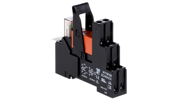 TE Connectivity DIN Rail Power Relay, 24V dc Coil, 16A Switching Current, SPDT