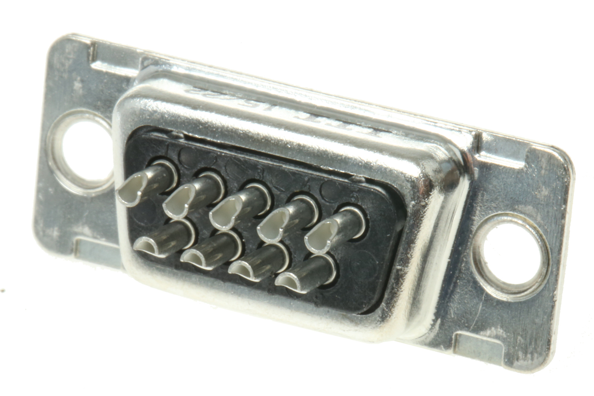 ITT Cannon D* 9 Way Panel Mount D-sub Connector Socket