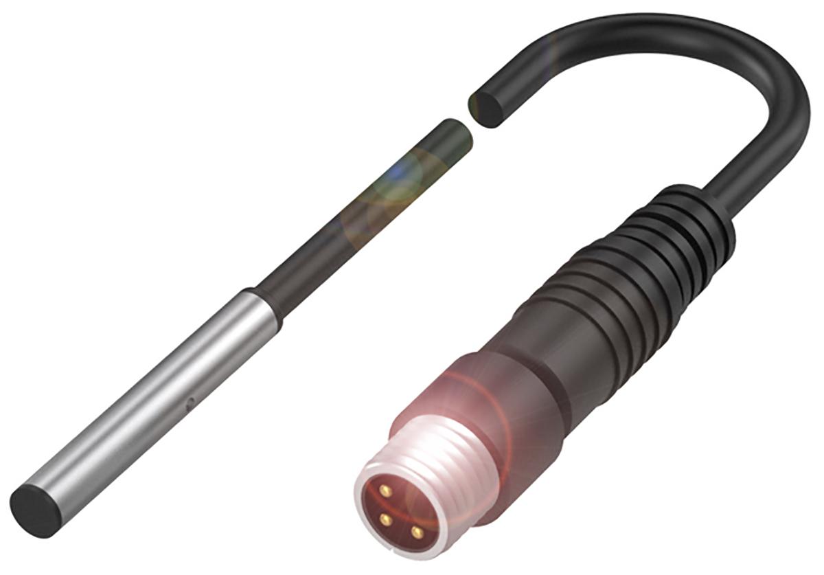 BALLUFF Inductive Smooth Barrel Proximity Sensor, 1.5 mm Detection, PNP NO, 10 → 30 V dc