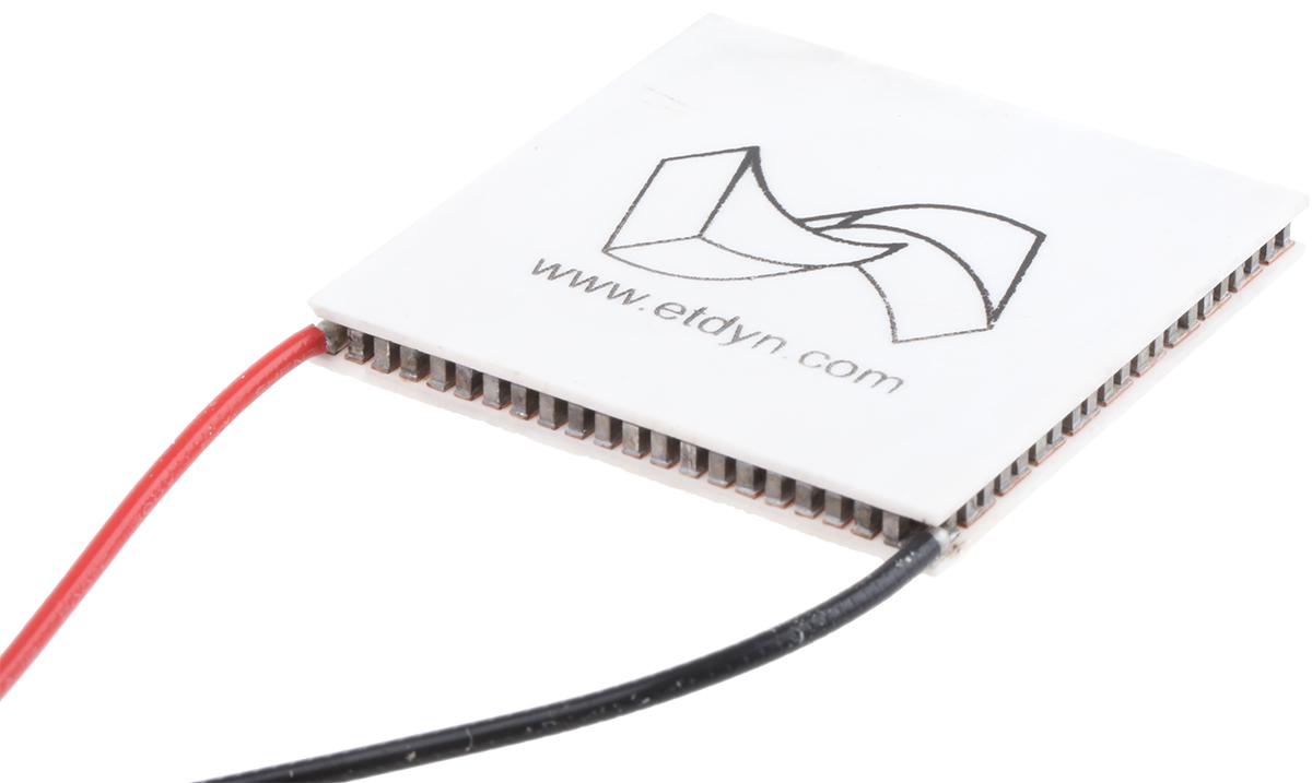 European Thermodynamics Peltier Module, 9.1W, 1A, 18.6V, 40 x 40mm