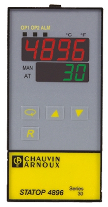 Pyro Controle STATOP 4896 PID Temperature Controller, 2 Output, 90 → 260 V ac Supply Voltage