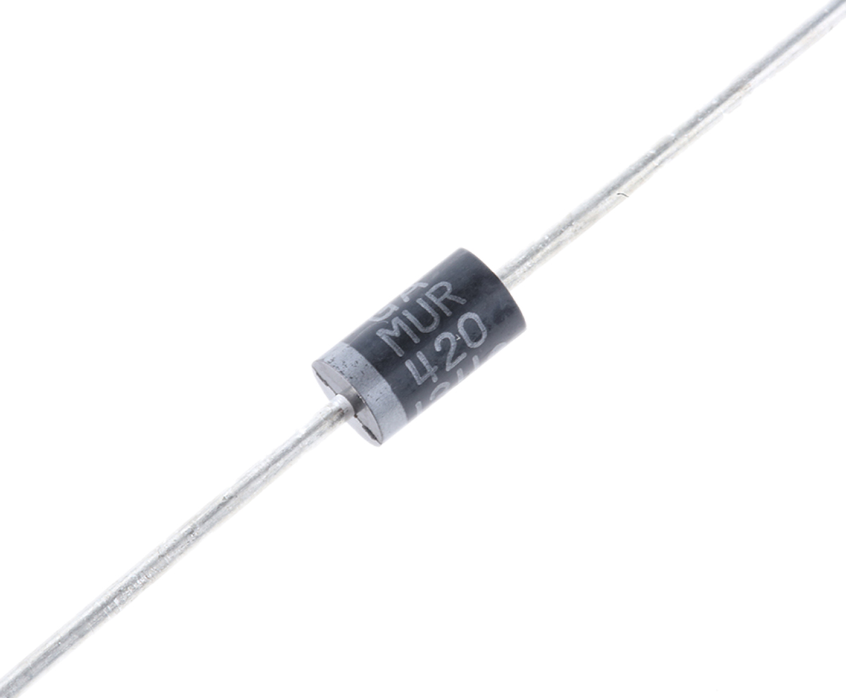 onsemi 200 V 4 A Diode Switching 2-Pin DO-201AD