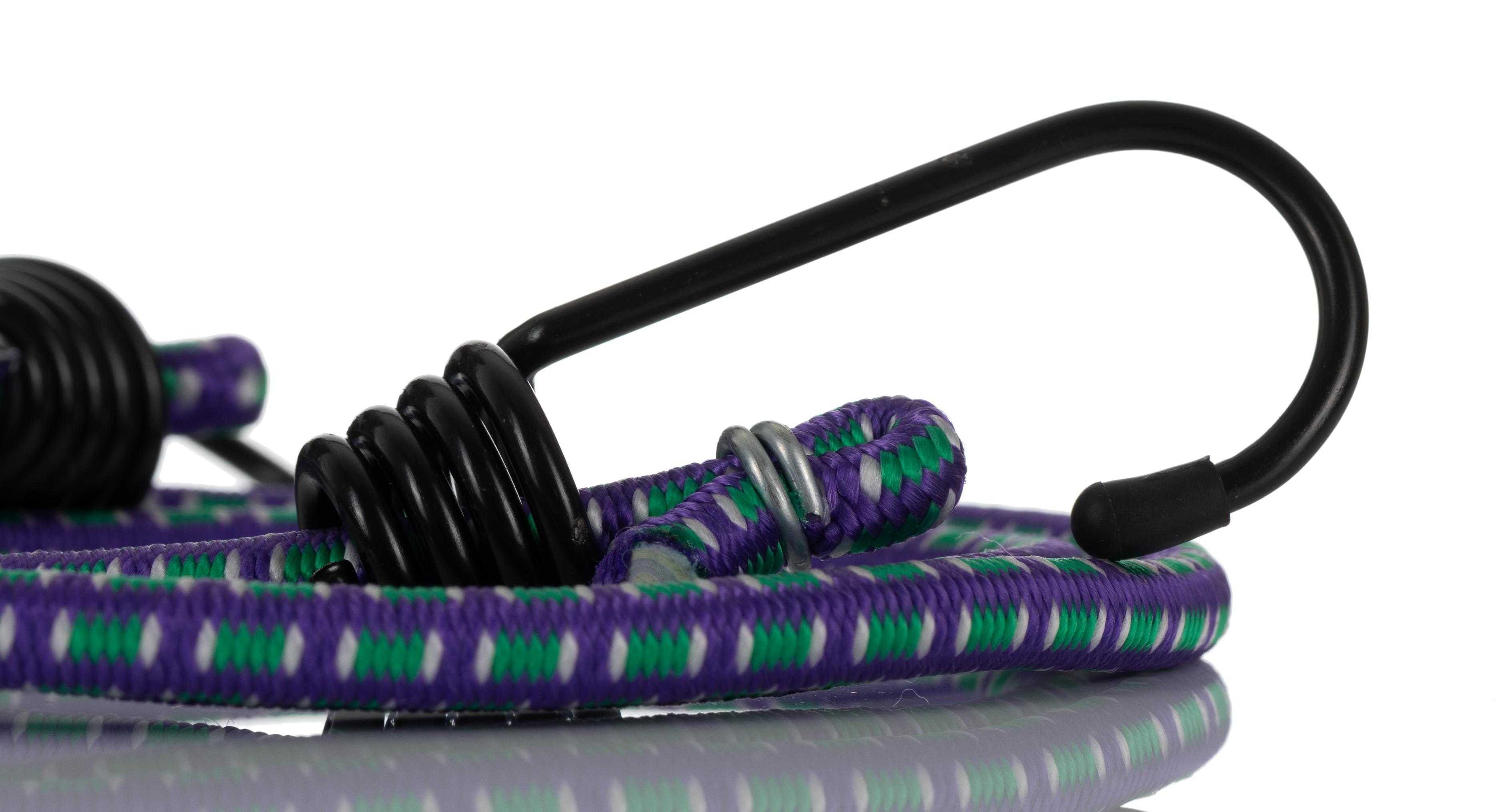 RS PRO 2 Hooks Bungee Cord, 36in Long, 8 mm Diameter