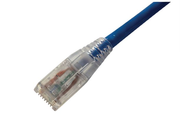 HellermannTyton Connectivity, 1m Cat6, Blue RJ45 to RJ45, Unshielded, Terminated