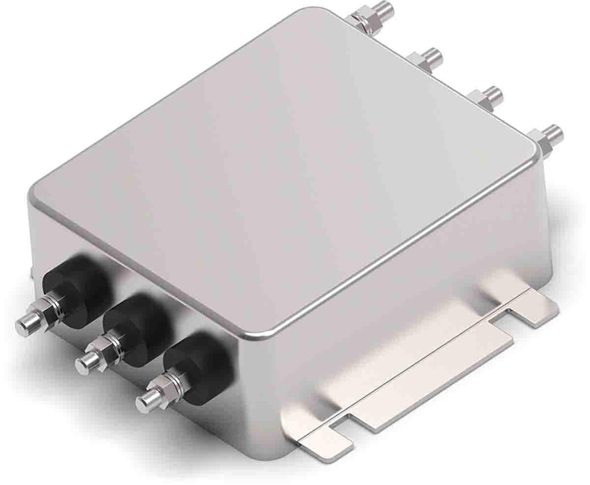 TE Connectivity, KEB 15A 440 V ac 50 → 60Hz, Chassis Mount EMI Filter, Threaded Bolt 3 Phase
