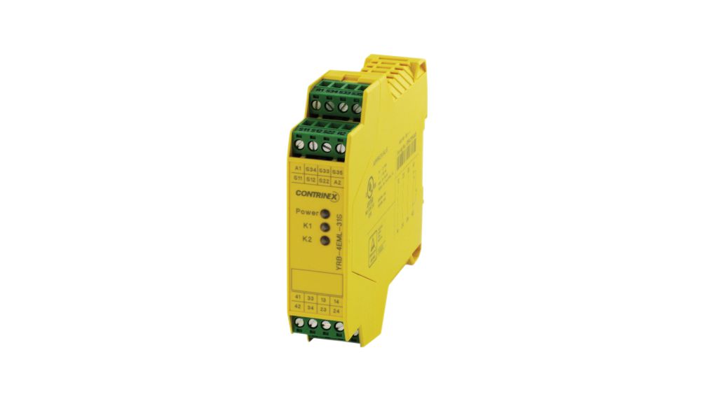 Contrinex from Molex Safety Relay 24V 3 Safety Contacts