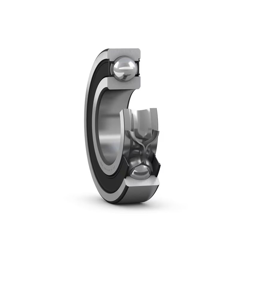 SKF 6010-2RS1/C3 1 Row Ball Bearing - 50 mm ID, 80 mm OD