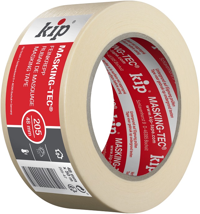 KIP 205-47 Beige Masking Tape 48mm x 50m