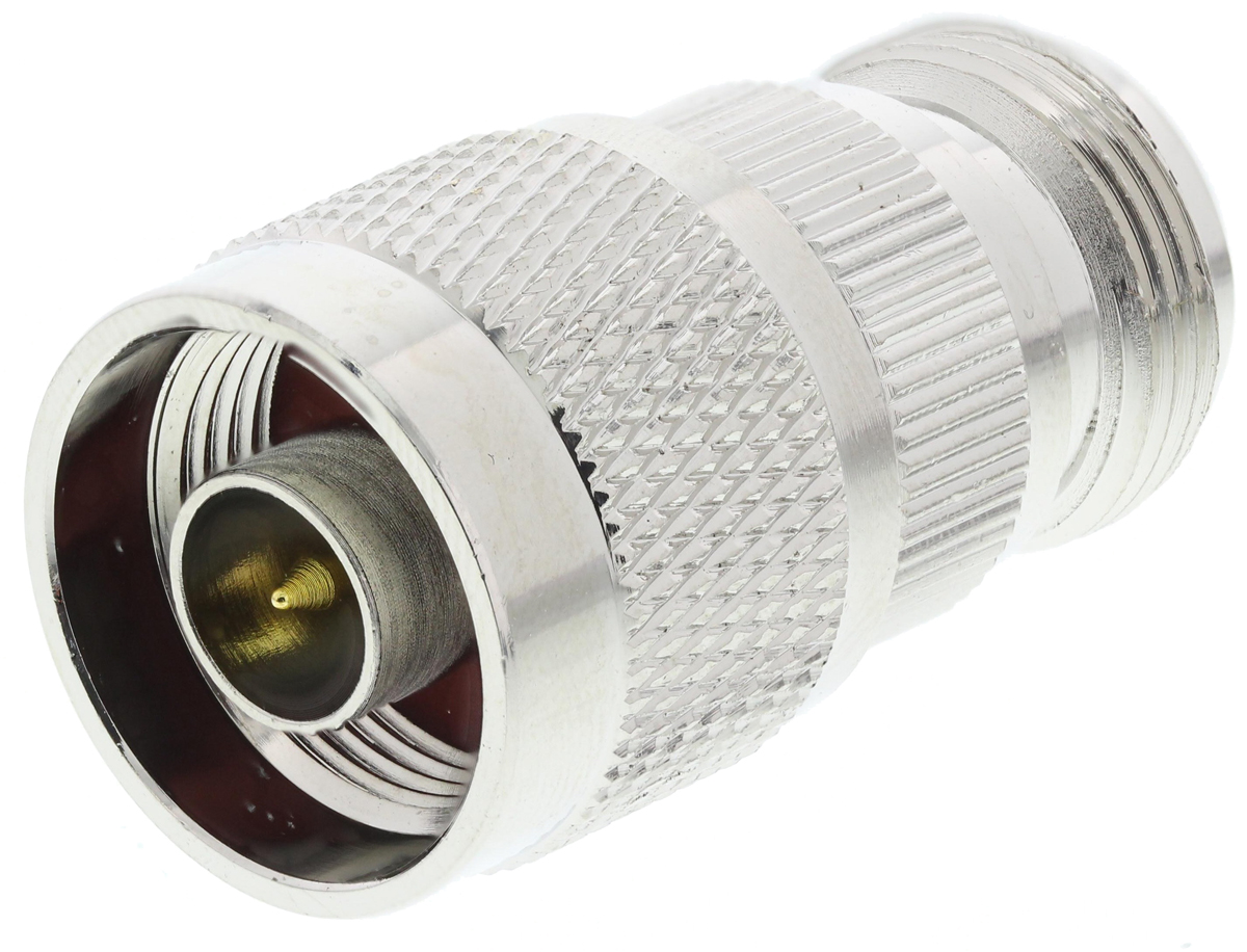 RF Solutions Straight 50Ω RF Adapter N Plug to N Socket 3GHz