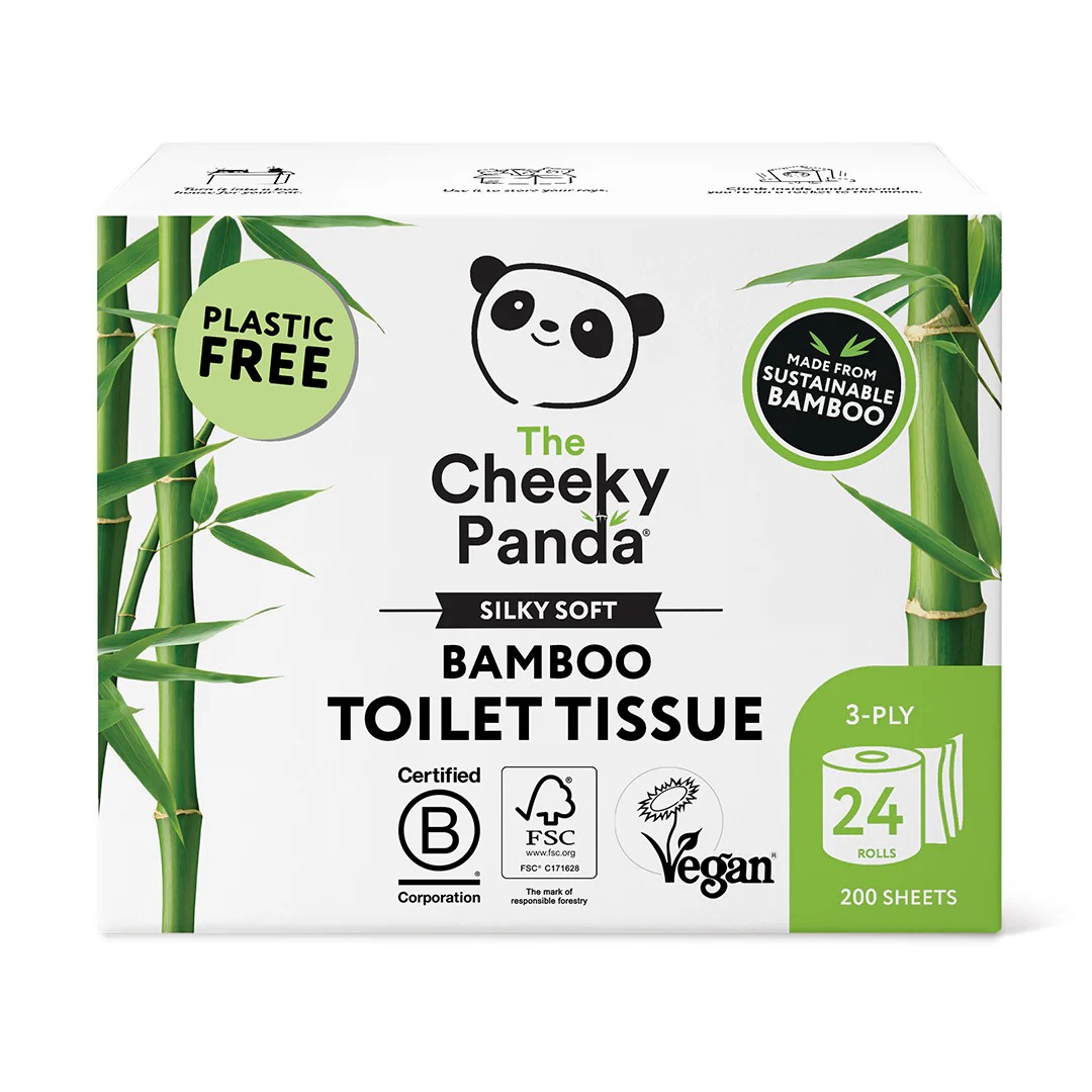 The Cheeky Panda Ltd 24 rolls of 200 Sheets Toilet Roll