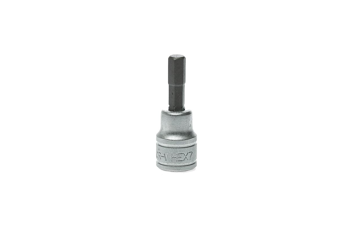 Teng Tools 3/8 in Drive Bit Socket, Hex Bit, 7mm