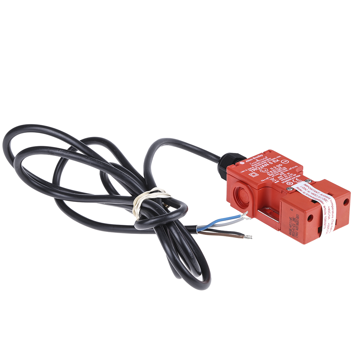 Allen Bradley Guardmaster ATEX 440K Safety Interlock Switch, 2NC, Keyed Actuator Included, Glass Filled PBT