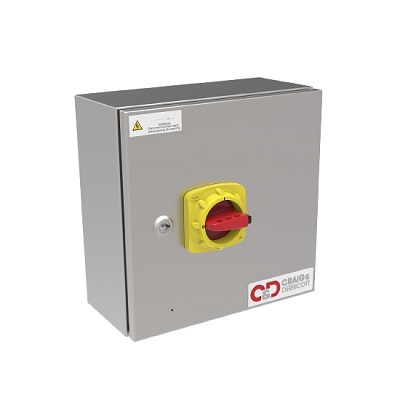 Craig & Derricott 3P Pole Isolator Switch - 100A Maximum Current