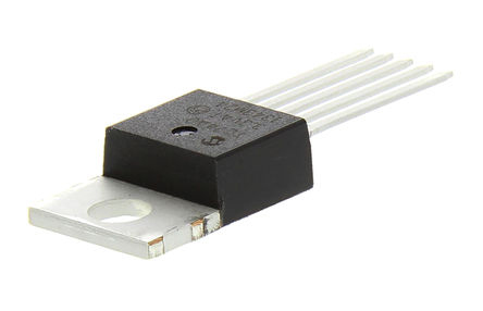 Microchip Temperature Sensor, Digital Output, Through Hole Mount, Serial-I2C, SMBus, ±3°C, 5 Pins