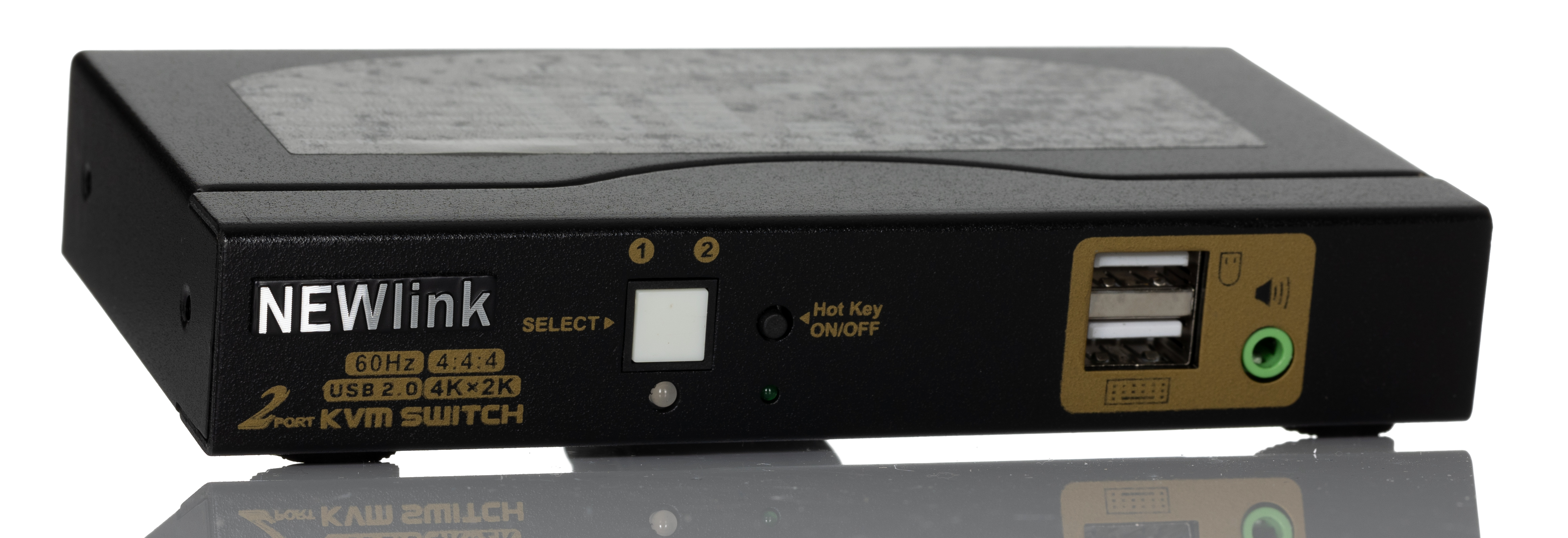 RS PRO 2 Port Dual Monitor USB HDMI KVM Switch