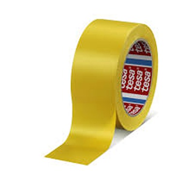 Tesa 60760-00098-16 Yellow PVC 33m Floor Marking Tape, 0.15mm Thickness