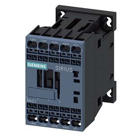 Siemens SIRIUS 3RH2 Contactor Relay, 24 V dc Coil, 4-Pole, 10 A, 2NO + 2NC, 690 V ac