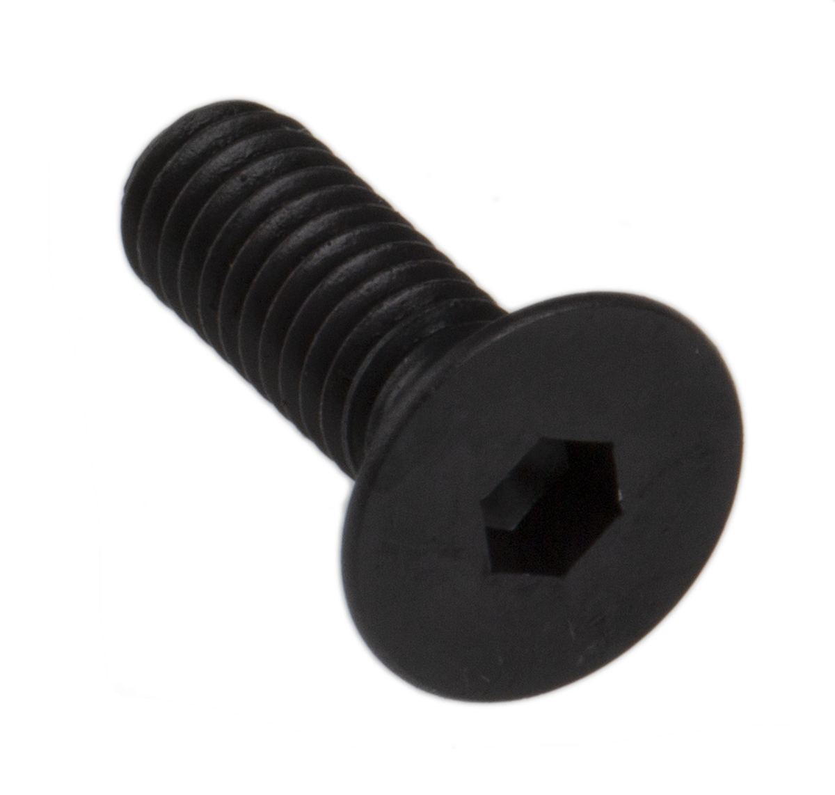 RS PRO Black, Self-Colour Steel Hex Socket Countersunk Screw, DIN 7991, M4 x 12mm