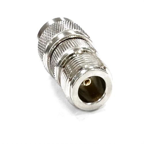 RS PRO Straight 50Ω Coaxial Adapter UHF Plug to N Socket 0.3GHz