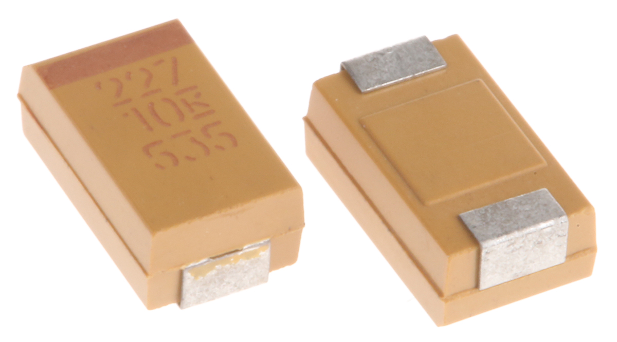 KEMET 220μF MnO2 Tantalum Capacitor 10V dc, T491 Series