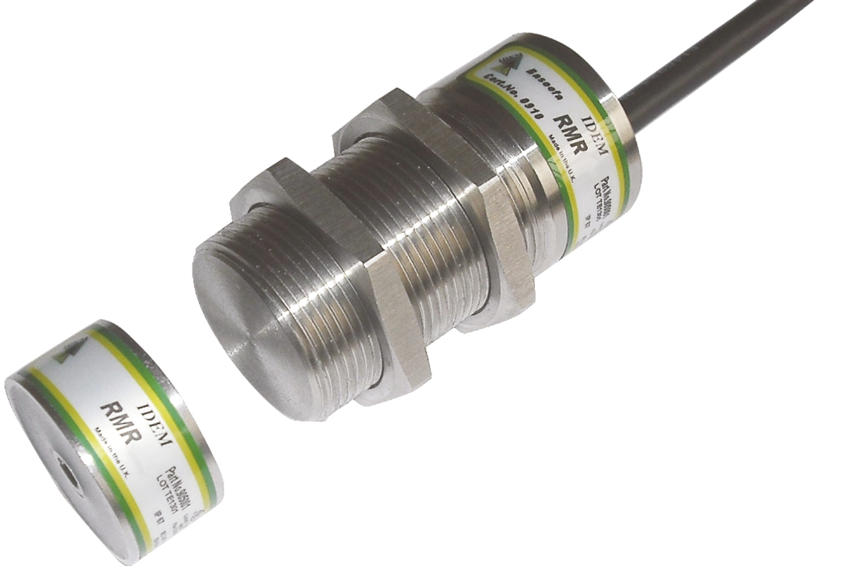 IDEM RMR Series Magnetic Non-Contact Safety Switch, 24V dc, 316 Stainless Steel Housing, 2NC, 2m Cable