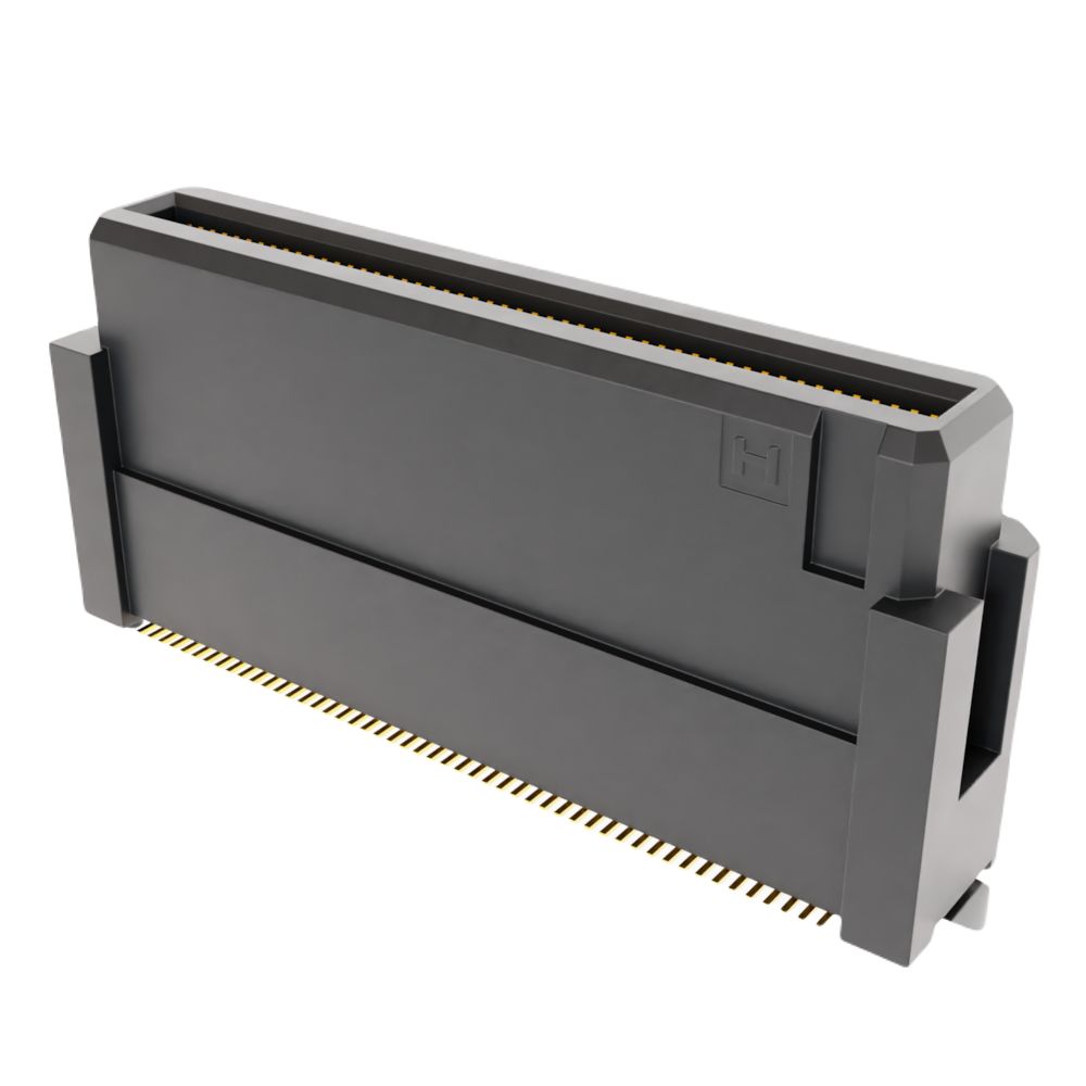HARWIN FLECTO Series Vertical Surface PCB Header, 100 Contact(s), 0.5 mm Pitch, 2 Row, Shrouded