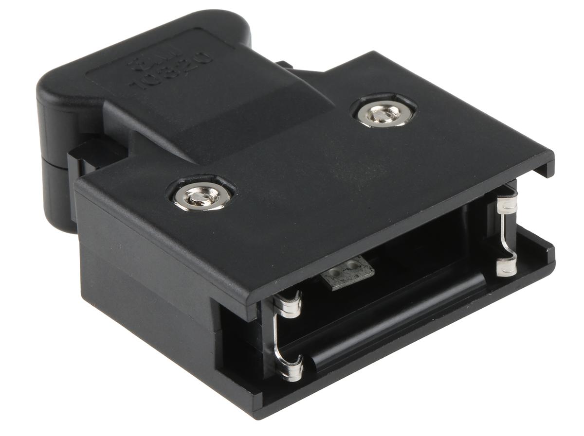 3M 103 Series PBT D Sub Backshell, 20 Way, Strain Relief
