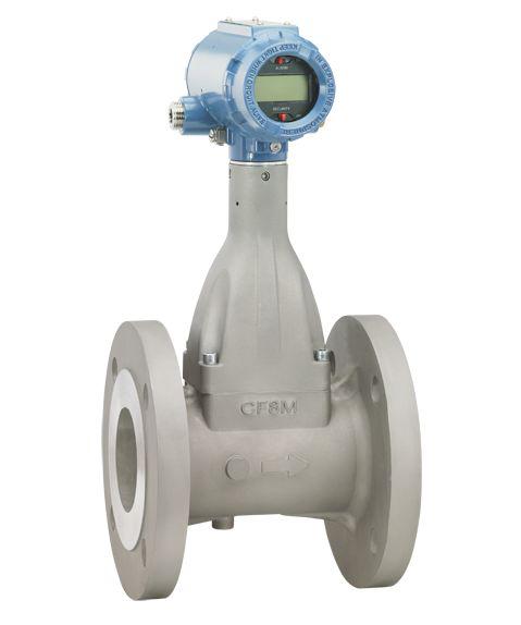 Rosemount 8600 Series Vortex Flowmeter Flow Meter for Gas, Liquid, Vapour, 0.1 l/min Min, 1000 L/min Max